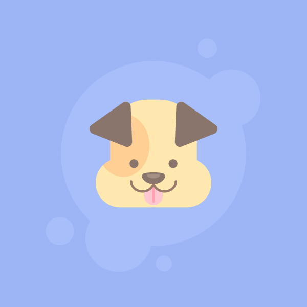 Draw Cute Dog Icon in Adobe Illustrator