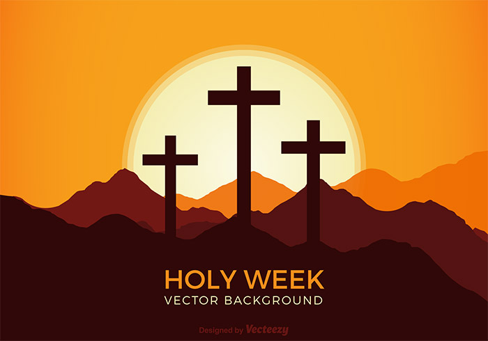 Free Holy Week Vector Background