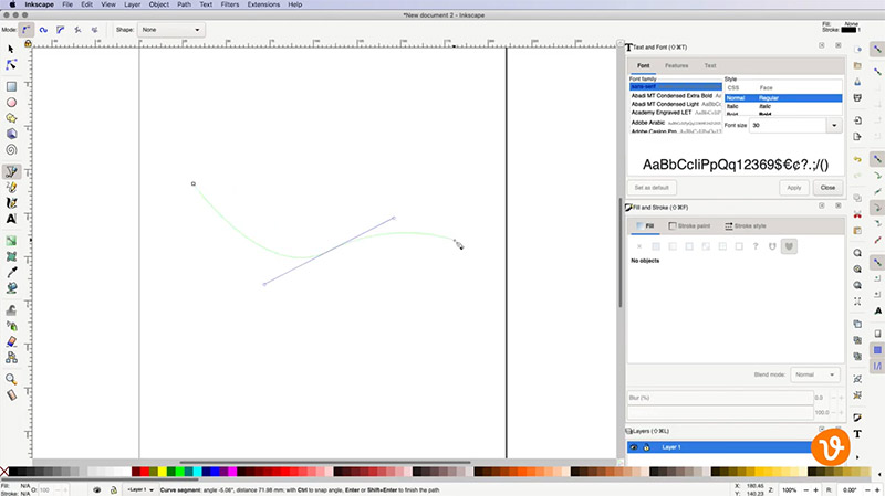 curve text inkscape curve text inkscape