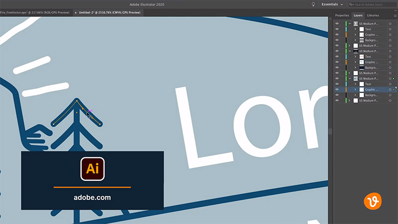 Adobe Illustrator - vector design software