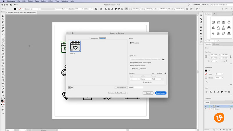 How To Create Transparent PNGs From Vector Files in Illustrator