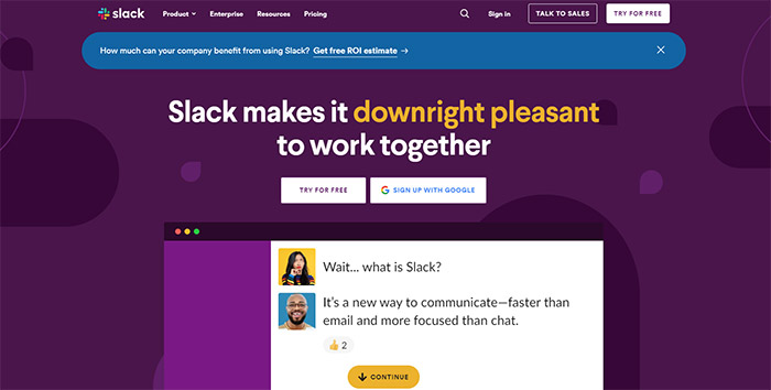 Project Management Tools - Slack