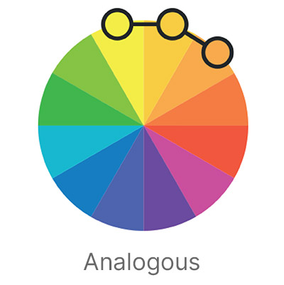 polychromatic color wheel