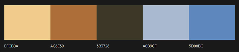 Color Palette Generated by Colormind