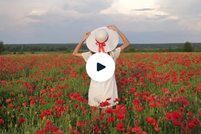 Video of Woman in a Field