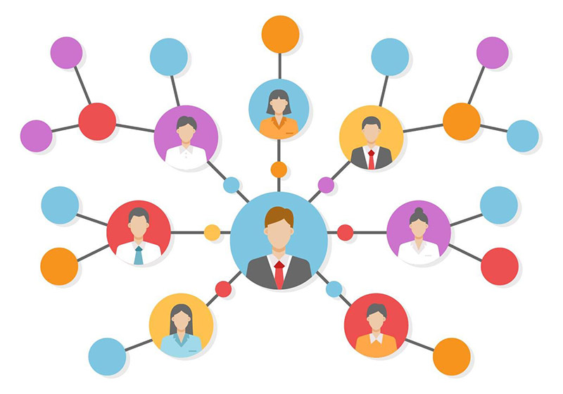 Networking Illustration