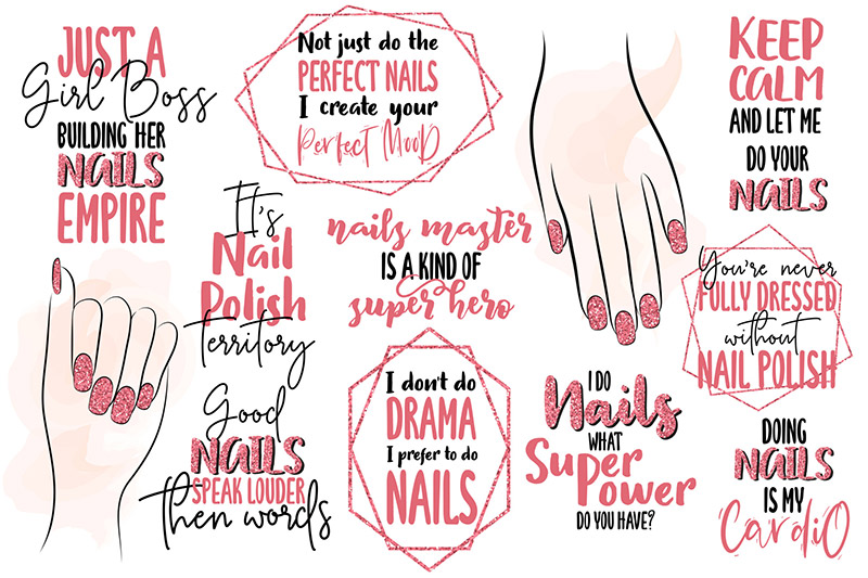 Inspiration lettering quotes for nail masters